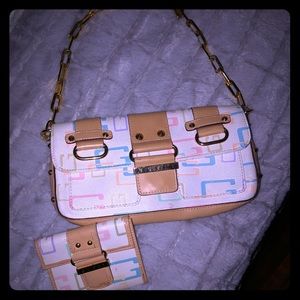 COPY - Guess dressy purse with matching wallet.